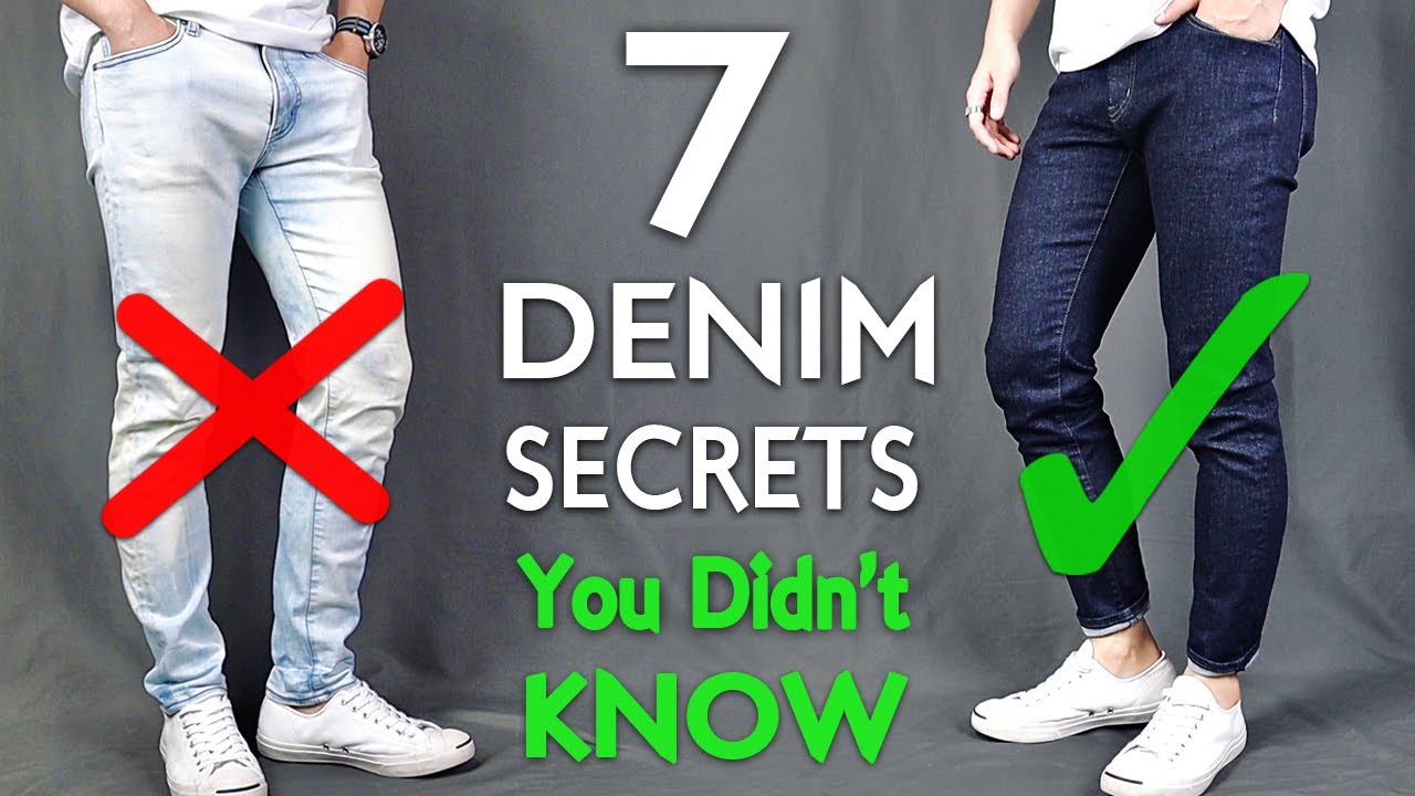 How To Look SUPER AWESOME In Jeans | 7 SECRET Denim Tips - YouTube