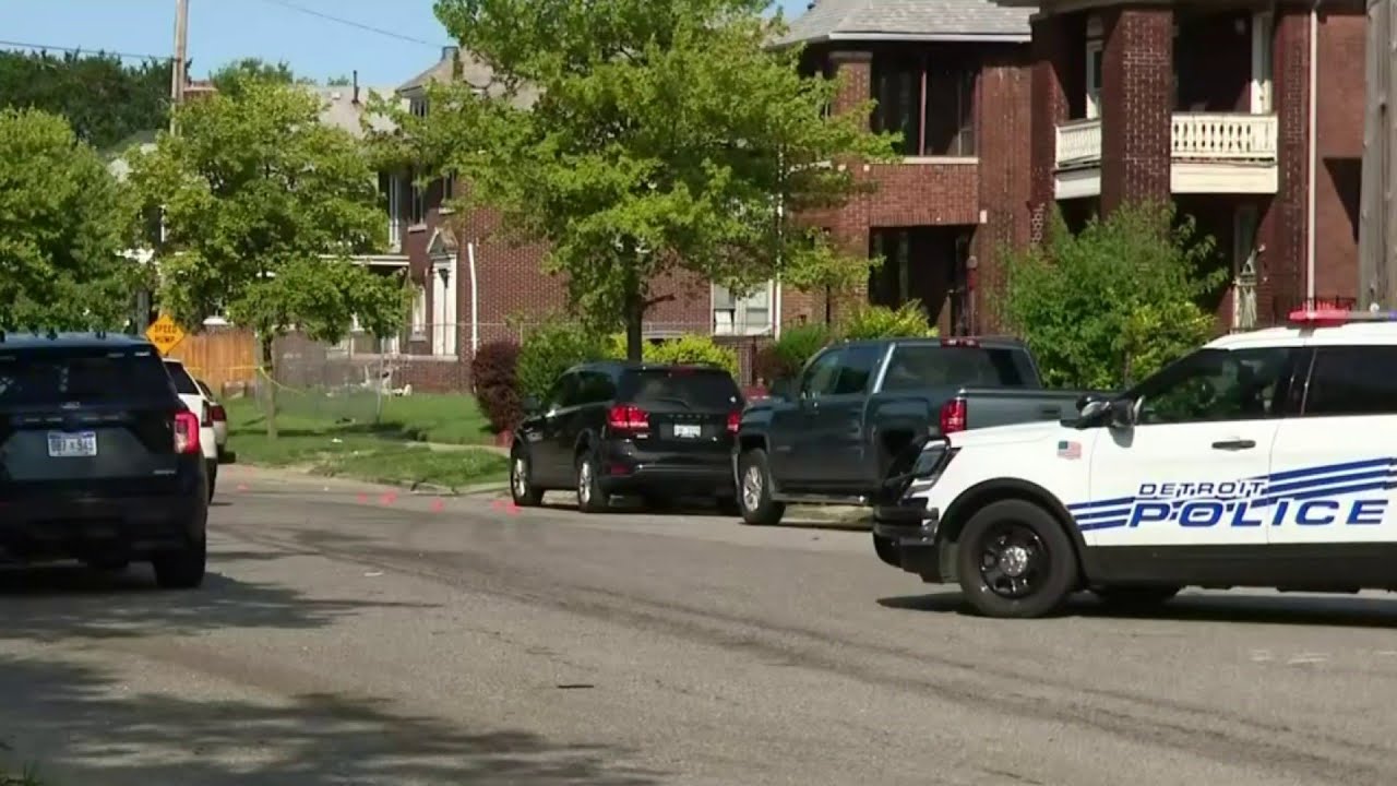 1 dead, 1 hurt in shooting on Detroit's west side - YouTube