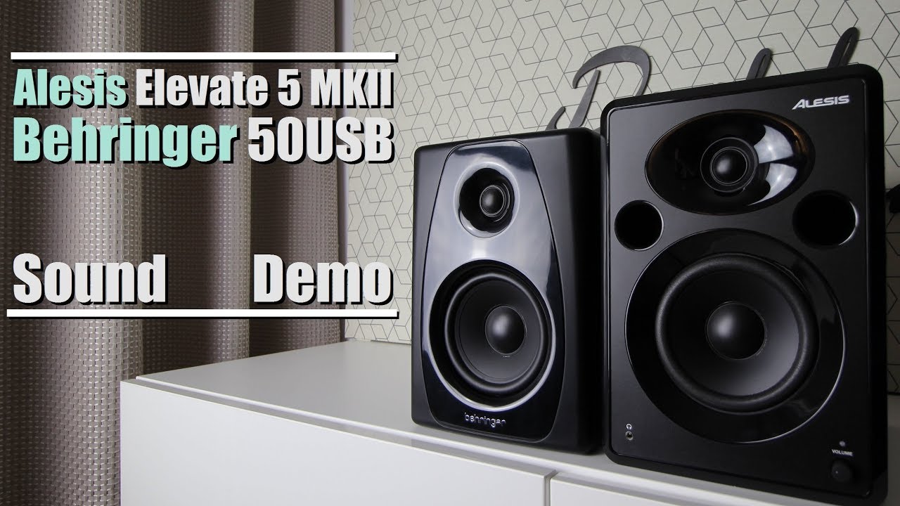 Alesis Elevate 5 MKII vs Behringer Studio 50USB || Sound Demo w/ Bass Test  - YouTube