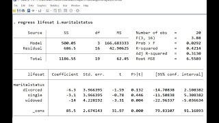 Multiple regression using dummy coding in Stata (June 2022)