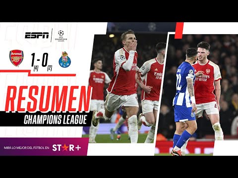 ¡LOS GUNNERS GANARON POR PENALES Y SE METIERON EN CUARTOS DE FINAL! | Arsenal 1-0 Porto | RESUMEN