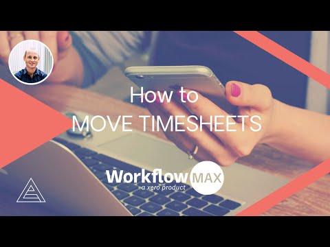 How to Move Multiple Timesheets with WorkflowMax