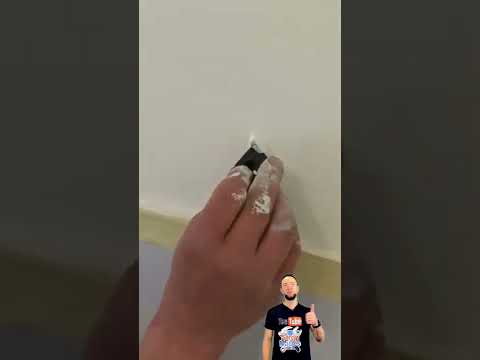Как убрать вмятину на стене ! #shorts
