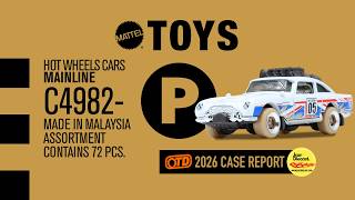 Hot Wheels 2026 "P" case asst // International/Worldwide Mainline unboxing presented by Jcar Diecast