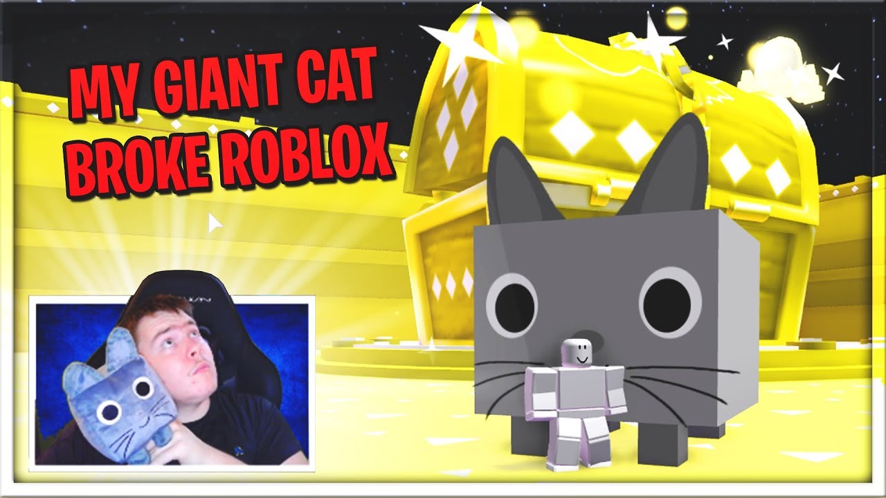 I Got The Giant Cat Pet Simulator Youtube - new overpowered big cat pet pet simulator roblox youtube