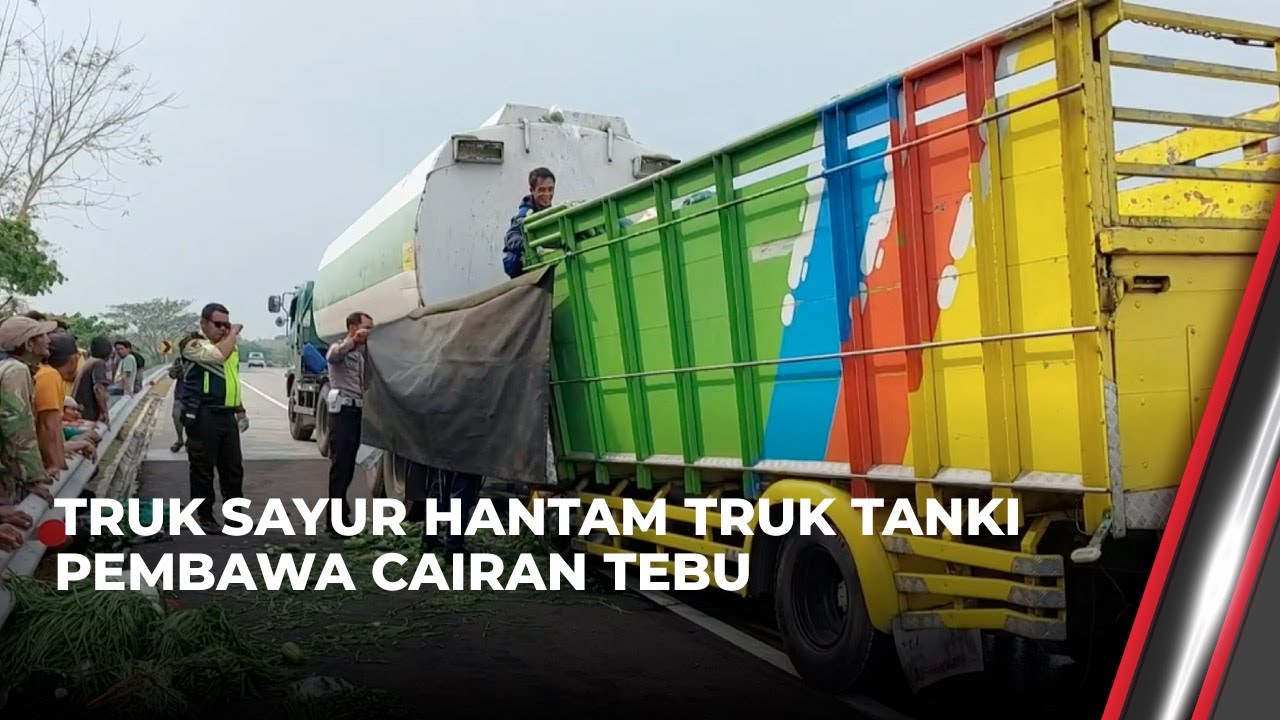 Nyetir Saat Ngantuk, Sopir Mobil Bermuatan Sayur Tabrak Truk Tanki di Magetan | OneNews Update