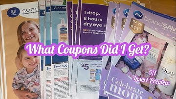WHAT COUPONS DID I GET? 5/1 INSERT PREVIEW | MAY P&G & UNILEVER