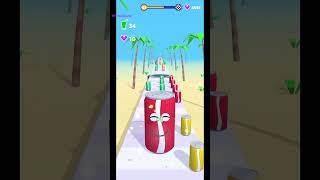 Gameplay top mobile games Relaxing n satisfying game iOS/ANDROID JUICE RUN #shorts Level 122