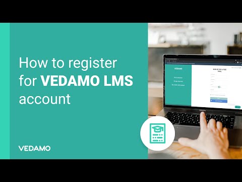 How to register for VEDAMO LMS account