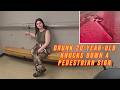 Drunk 20-Year-Old Girl Knocks Down a Pedestrian Sign Before DWI Arrest