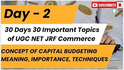 UGC NET JRF Commerce Must Watch 🔥 | Capital Budgeting Full Explanation in Hindi | B.Com & M.Com