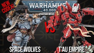 NEW CODEX - T'au Vs Space Wolves - Warhammer 40k 10th Edition! screenshot 3