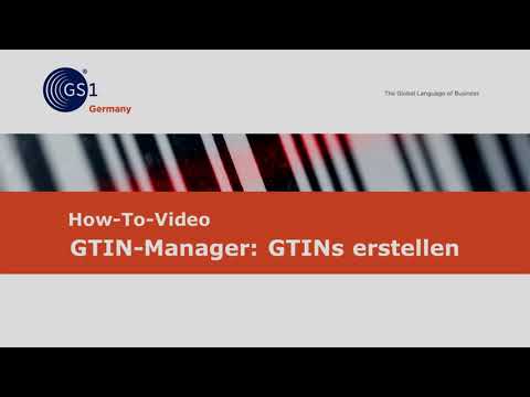 GTIN-Manager – So erstellen Sie eine GTIN