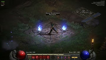 Diablo 2 Resurrected Sorceress invisible merc bug.
