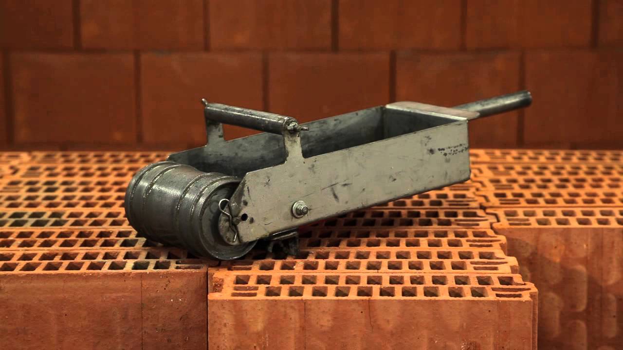 Wienerberger S Porotherm 5 Mortar Rolling Technique Youtube