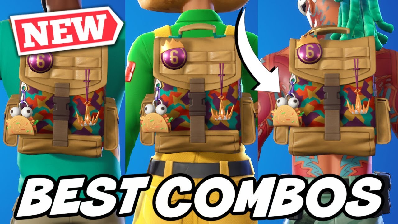BEST COMBOS FOR *NEW* PACK SUPREME BACKBLING (KING JAMES BUNDLE)! - Fortnite