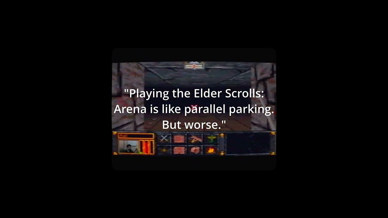 Playing the Elder Scrolls 1 is...