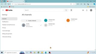 Create second YouTube channel from the web