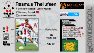 Rasmus Thellufsen Footballer Defensive Midfield Center Midfield