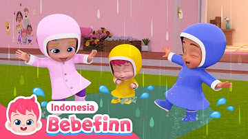 Hujan, Hujan, Pergilah! | EP101 | Lagu Anak Bebefinn | Bebefinn Bahasa Indonesia