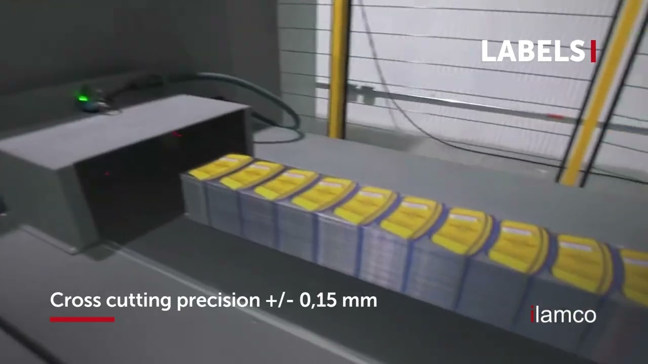 ✂️ Cut & Stack Lines | ILAMCO – For Labels, Wraps & Thin Papers 🏷️📄