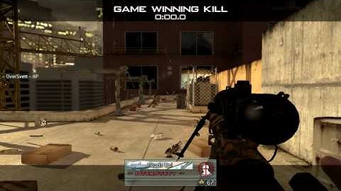 MW2 - 360 Halfscope in winning killcam