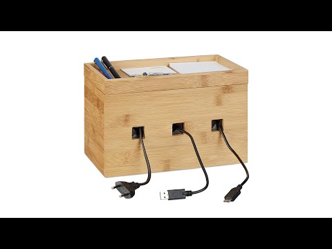 Caja oculta cables de madera - Comprar
