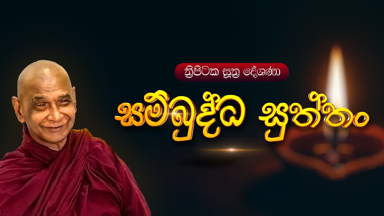🔴 සම්බුද්ධ සුත්තං​​ | ත්‍රිපිටක සූත්‍රදේශණා | මීවනපලානේ සිරිධම්මාලංකාර  මහතෙරුන් වහන්සේ