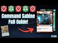 Star wars unlimited  command sabine deck tech