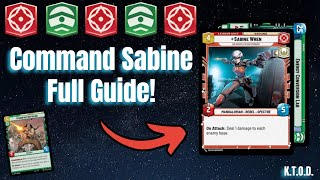 Star Wars Unlimited - Command Sabine Deck Tech