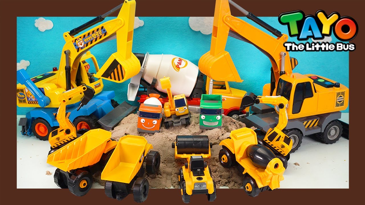 The Huge and Strong Heavy Vehicles Rescue l Tayo Firetruck Rescue Team l Tayo the Little Bus