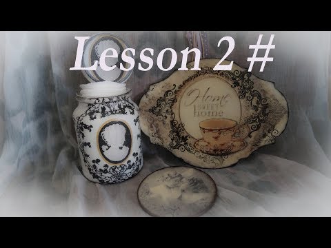 Decoupage Tutorial For