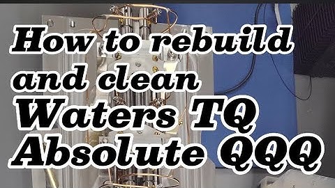 Waters TQ Absolute QQQ - Cleaning the Source Block, StepWave, Quadrapoles, and Collision Cell.