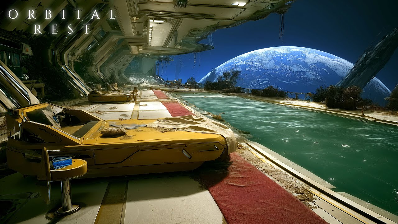 Orbital Rest ⧫ Serene SciFi Ambient Soundscape ⧫ Space Station for Sleep & Calm
