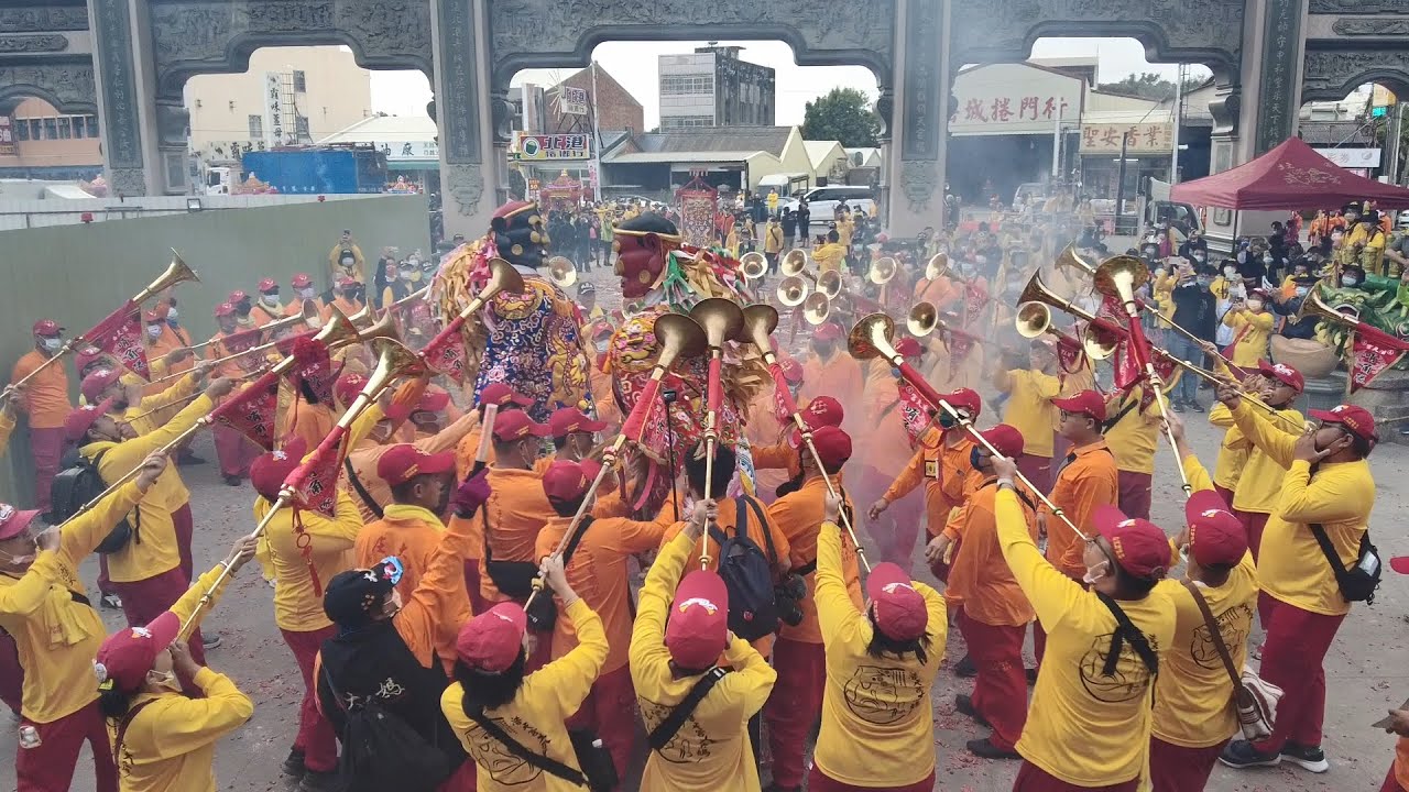 《 12:20處開始 》千里眼順風耳發駕起來！「台中浩天宮」天上聖母百年古香路前往「北港朝天宮」徒步進香駐駕「北港武德宮」