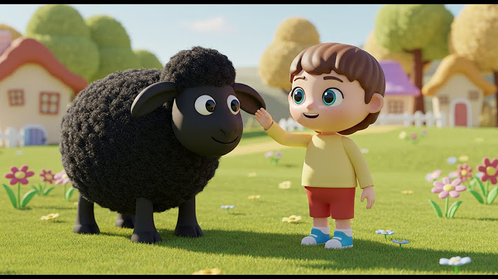 Baa Baa Black Sheep | Classic Animal Song for Kids | Nursery Rhymes and Toddler Learning