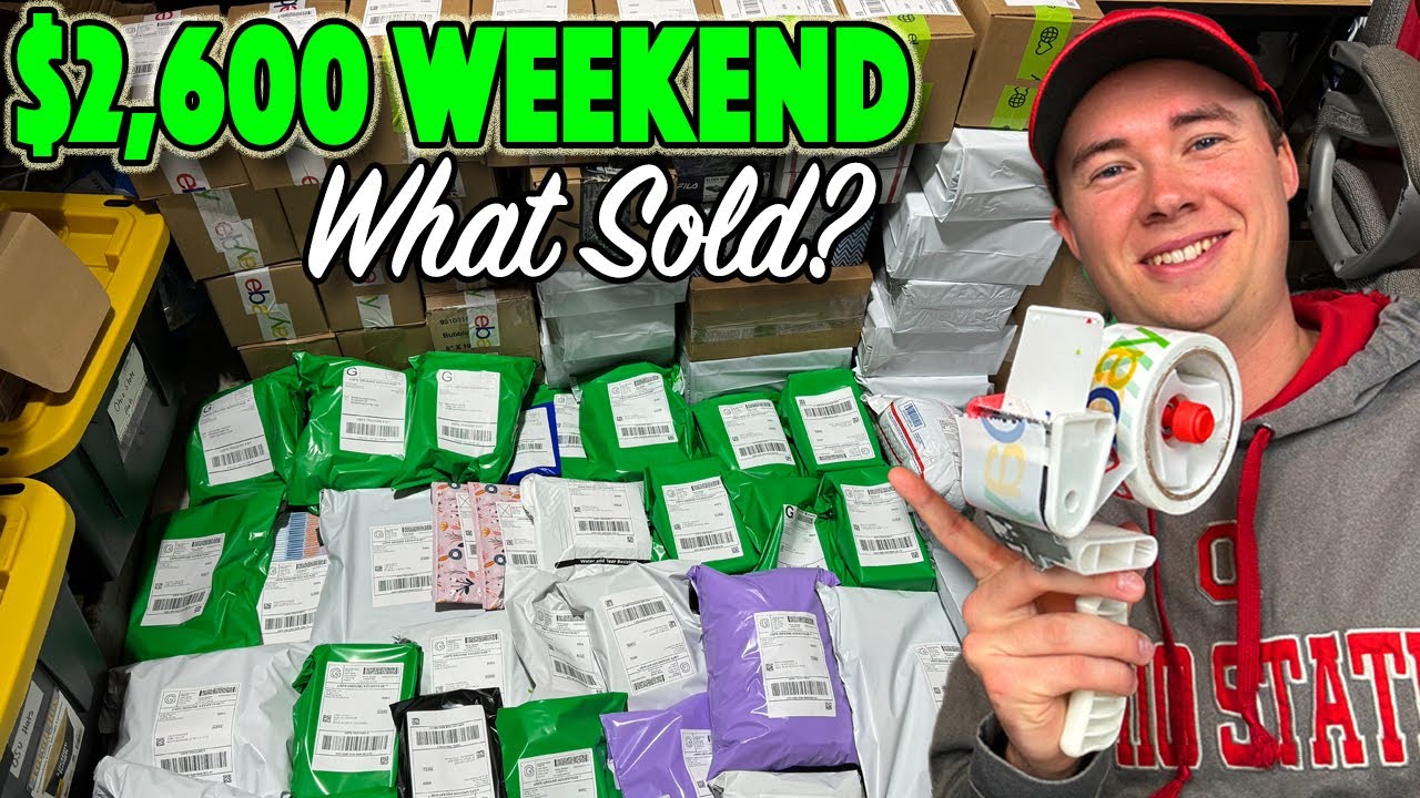 I Sold $2.6K in 2 Days Reselling Full-Time on eBay, Amazon, & Mercari ...