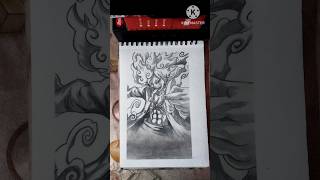 monkey D Luffy pencil shading drawing #artwork #anime #onepiece