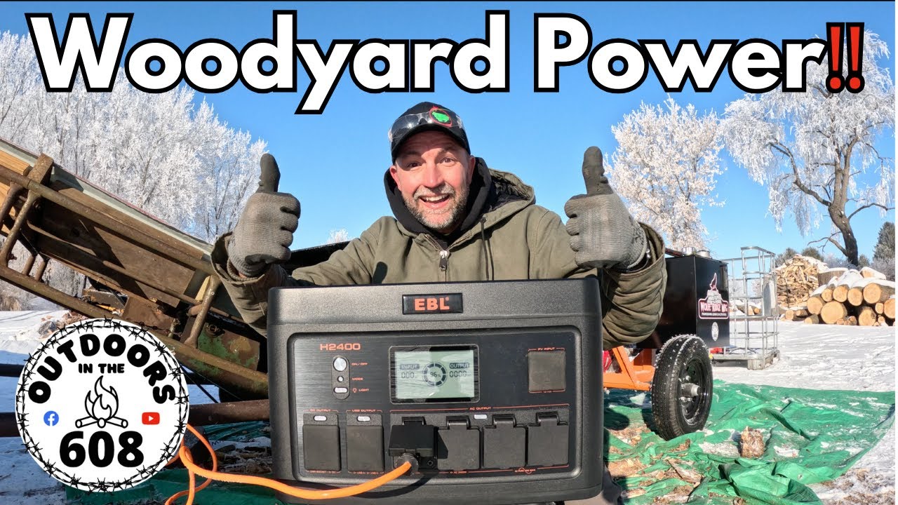 EBL Portable Power Station 2400W In The Woodyard‼️ - YouTube