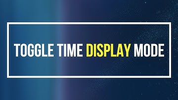 Toggle time display mode Shortcut key in winamp