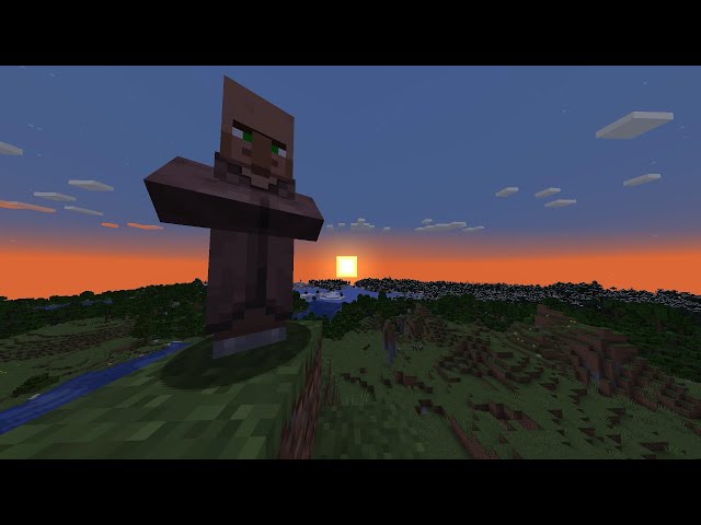 Последний день лета, но поет житель из Minecraft (Lalis Dream - Последний день лета. by villager)