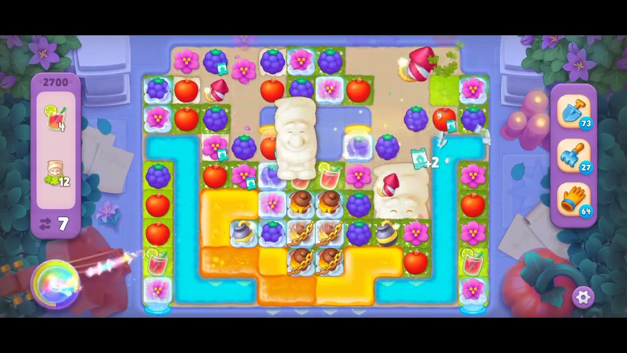 Gardenscapes Level 2700 [Super Hard Level] 
