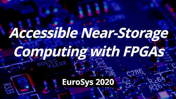 [최신 연구 동향] Accessible Near-Storage Computing with FPGAs (EuroSys 2020)