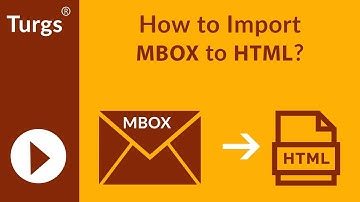 How to Import MBOX File to HTML File – Professional Method