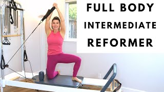 35 Min Intermediate Pilates Allegro 2 Balanced Body Reformer Workout (Pilates Full Body & Core)