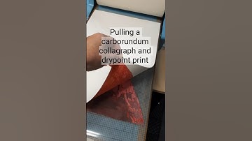 The Coolest Printmaking Technique (Carborundum Collagraphs)