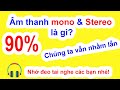 Âm thanh mono là gì? Âm thanh stereo là gì? 90% chúng ta vẫn nhầm lẫn giữa hai chuẩn âm thanh này