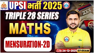 UPSI Maths Classes 2025 | Mensuration -2D | Triple 28 Series For UP SI | UP SI Maths By Rahul Sir