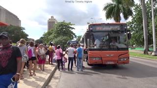 Buses in Havana, Cuba 2019