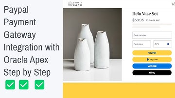 How to create paypal account  | How to Setup PayPal account  | PayPal Integration with Oracle Apex